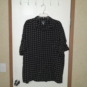 Crazy Horse short sleeved button down shirt